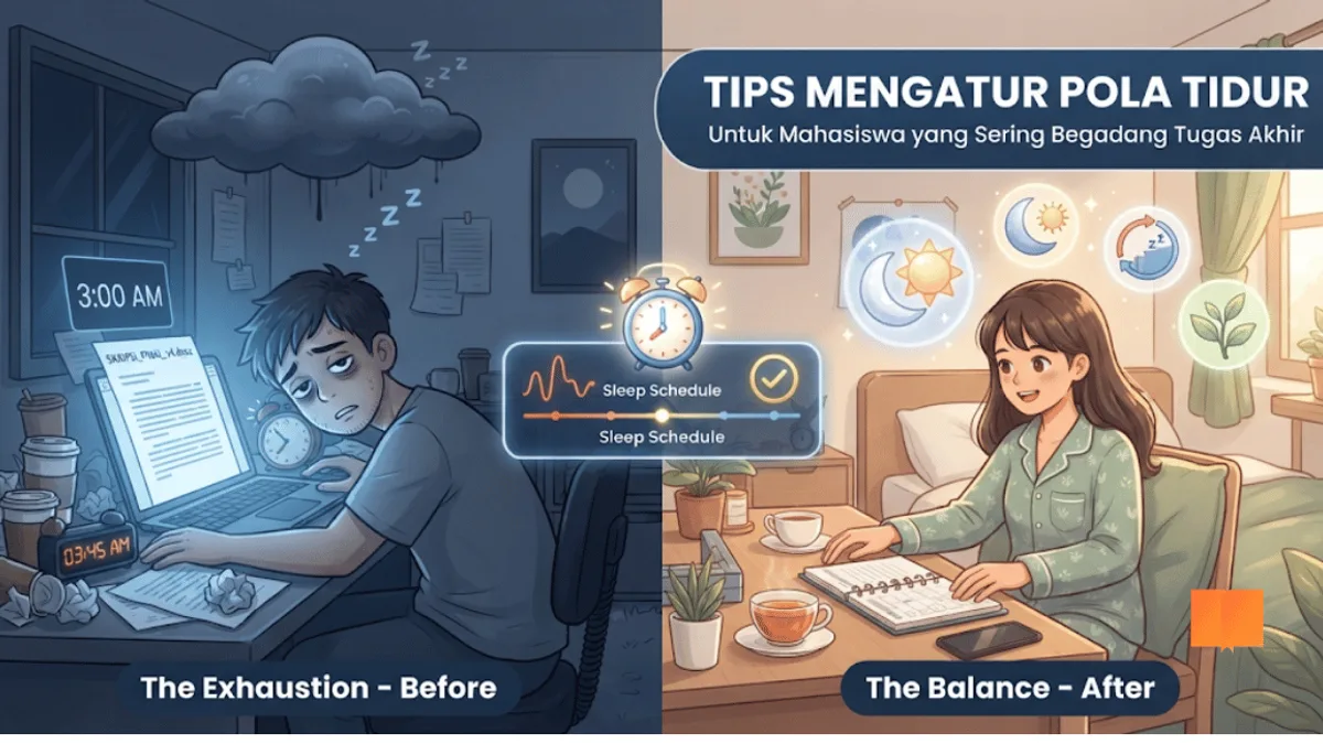 Tips Mengatur Pola Tidur untuk Mahasiswa yang Sering Begadang Tugas Akhir