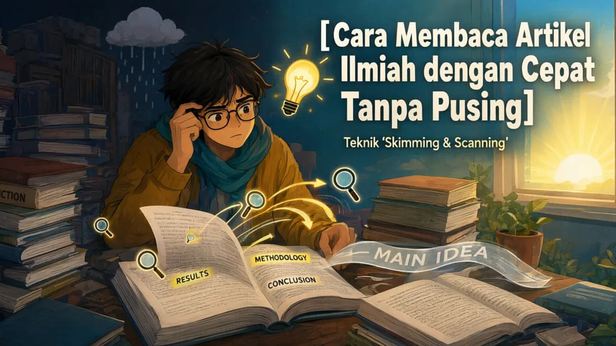 Cara Membaca Artikel Ilmiah dengan Cepat Tanpa Pusing: Teknik 'Skimming & Scanning'