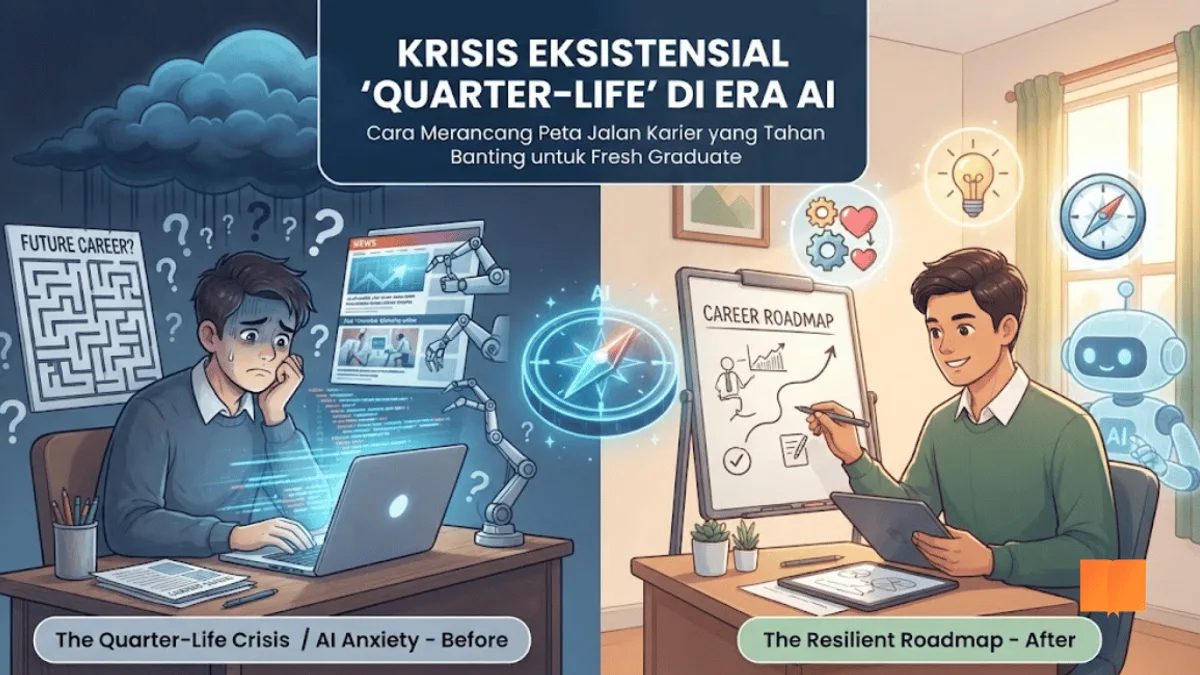Krisis Eksistensial 'Quarter-Life' di Era AI: Cara Merancang Peta Jalan Karier yang Tahan Banting untuk Fresh Graduate